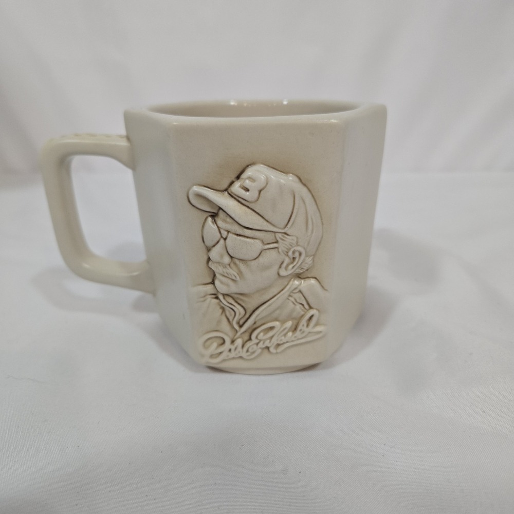 Vintage 1998 Dale Earnhardt Sr #3 NASCAR 50th Anniversary 3D Lug Nut Mug